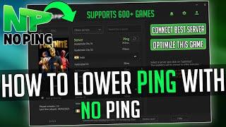 How To Lower Ping In Any Games using NoPing  | Fix Lag & Input Delay |