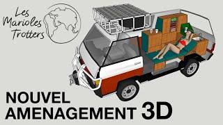 #95 Comment aménager son van en 3D ? + Présentation de notre aménagement