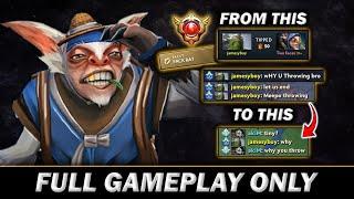 when tiny trashtalk GRANDMASTER Meepo too early! - Meepo Gameplay#802