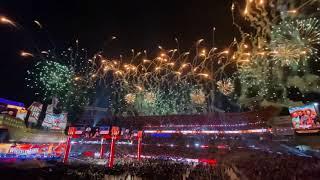 Wrestlemania 37 Closing Pyro - Roman Wins retains Wwe Universal Championship