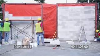 AAC Block Wall Installation