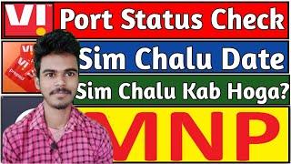 Vi Sim Port Status Check Kaisa Kara !! Mnp Sim Kab Chalu Hoga !! Vi Reatiler Update !!Port Status.RN