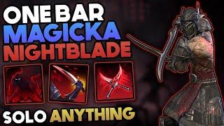 Powerful Solo One Bar Magicka Nightblade Build - Solo Anything, Even Dungeons | ESO - Update 44