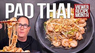 CHEATER RECIPE FOR INSANELY EASY PAD THAI NOODLES AT HOME! | SAM THE COOKING GUY