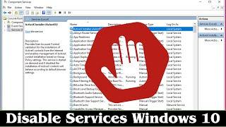[GUIDE] Disable Services Windows 10 Very Easily & Quickly