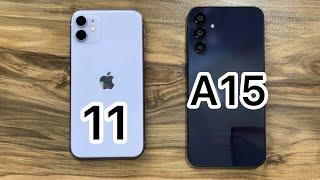 Samsung Galaxy A15 vs iPhone 11