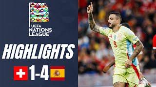 Switzerland vs Spain 1-4 Highlights UEFA Nations League 2024-25