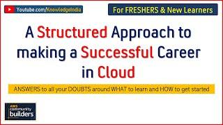 A Structured Approach to making a Successful Career in Cloud | WHAT to learn and HOW to get started?