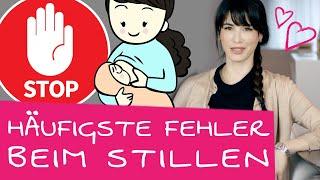 Richtig Stillen: Diese Fehler solltest du beim Stillen nicht machen | Baby stillen