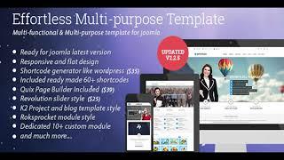 Effortless - Multi-purpose Joomla Template | Themeforest Website Templates and Themes