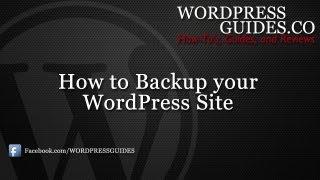 How to Backup Your WordPress Site