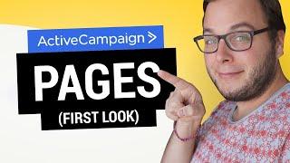 ActiveCampaign Landing Pages: First Look