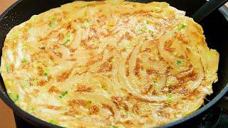 simple home cooking :: Simple Omelette with Onion (Fried Eggs with Onion)