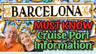 Barcelona cruise port information and the 11 best  things to do on a Mediterranean Cruise.