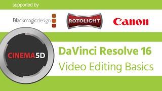 Blackmagic Design DaVinci Resolve 16 Workshop: Basics of Editing