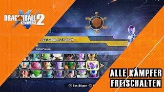 Alle Charaktere Freischalten - Dragon Ball Xenoverse 2