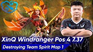  XinQ WINDRANGER 7.37 SUPPORT 4 Pos | Dota 2 Pro Gameplay