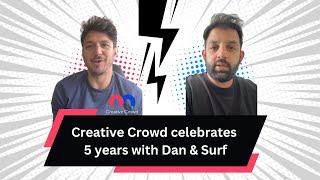 Watch Dan & Surf talk about 5 years of Creative Crowd