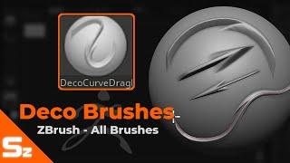 Deco Brushes: ZBrush All Brushes