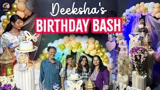 Deeksha's birthday celebration in private theatre | Barbie cake | Crazy Sisters