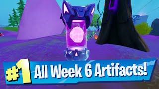 Week 6 Alien Artifact Locations - Fortnite (Chapter 2 Season 7)