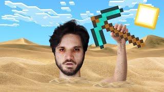 COMO EU SOBREVIVI POR 7 DIAS NUM PLANETA INTEIRO DE DESERTO NO MINECRAFT!