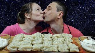 МУКБАНГ МАНТЫ | MUKBANG MANTY #manty #mukbang #asmrrussia #мукбанг #манты