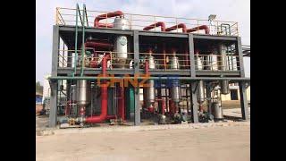 Waste water evaporation system operation video