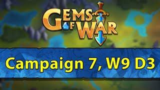 ️ Gems of War, Campaign 7 Week 9 Day 3 | Holiday Pet 2021! Holiday Battle Crasher ️