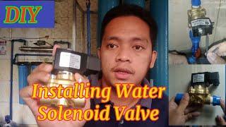 Installation of Water Solenoid Valve || Pano Magkabit ng Water Solenoid Valve sa Water Station?