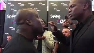 Melvin manhoef vs remy bonjasky staredown goes almost wrong