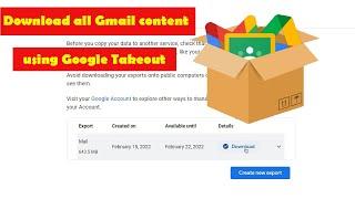 How To Download All Email Attachments In Gmail using Google Takeout