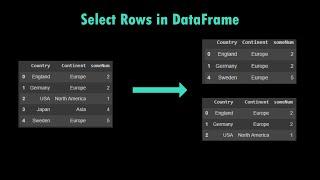 How to Select Rows in a DataFrame | Pandas | loc