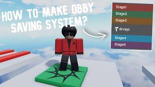 How to Make OBBY CHECKPOINT SAVING SYSTEM? | Roblox Studio Tutorial