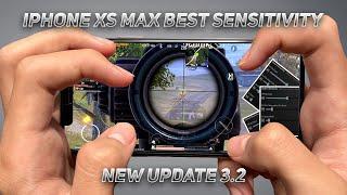 iPhone XS Max PUBG Mobile New Best Sensitivity | PUBG/BGMI New Update 3.2