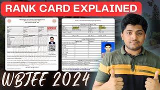 WBJEE 2024 || Rank Card Explained || Bangla