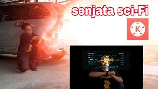 Tutorial hologram dan senjata sci-Fi Artodipro di Kinemaster || editing android