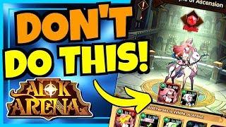 [AFK ARENA] BIGGEST MISTAKES TO AVOID!