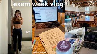 STUDY VLOG | productive days studying for midterms | cramming, coffee shops, finding balance