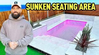 HOW TO BUILD A HEATED SUNKEN SEATING AREA IN YOUR GARDEN