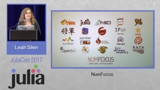 NumFocus | Leah Silen | JuliaCon 2017