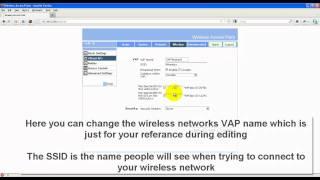 VX-AP310N High Power Wireless N Access Point - Basic Wireless Setup