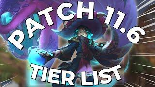 ALL GOD TIER LIST FOR SMITE PATCH 11.6! These gods are BUSTED!