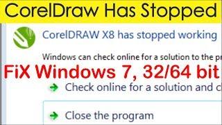 CorelDRAW Has Stopped Working (Problem Solve) | How To Fix Error | in Windows 7 | By Aik Second