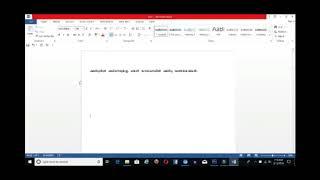 Beginners guide to Microsoft word tutorial/Microsoft word tutorial in Tamil/Ngl Tamil education