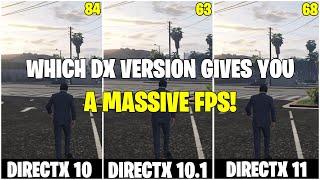 GTA 5 DirectX 10 vs DirectX 10.1 vs DirectX 11 | Graphics & FPS Comparison (2020 UPDATED)