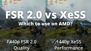 XeSS vs FSR 2.0 on AMD- Which upscaling tech has best image quality and performance on RX6600?