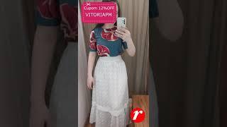 LOOK LINDO COM SAIA | PROVADOR RENNER COMPLETO NO CANAL | + CUPOM DE DESCONTO | MODA MODESTA CRISTÃ