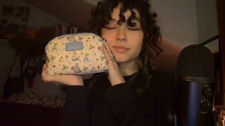 ASMR -  my ten product makeup bag 