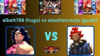 street fighter 3 third strike FT3 rank C albeit788 (Hugo) vs alexthecracks (Gouki) 8-26-24